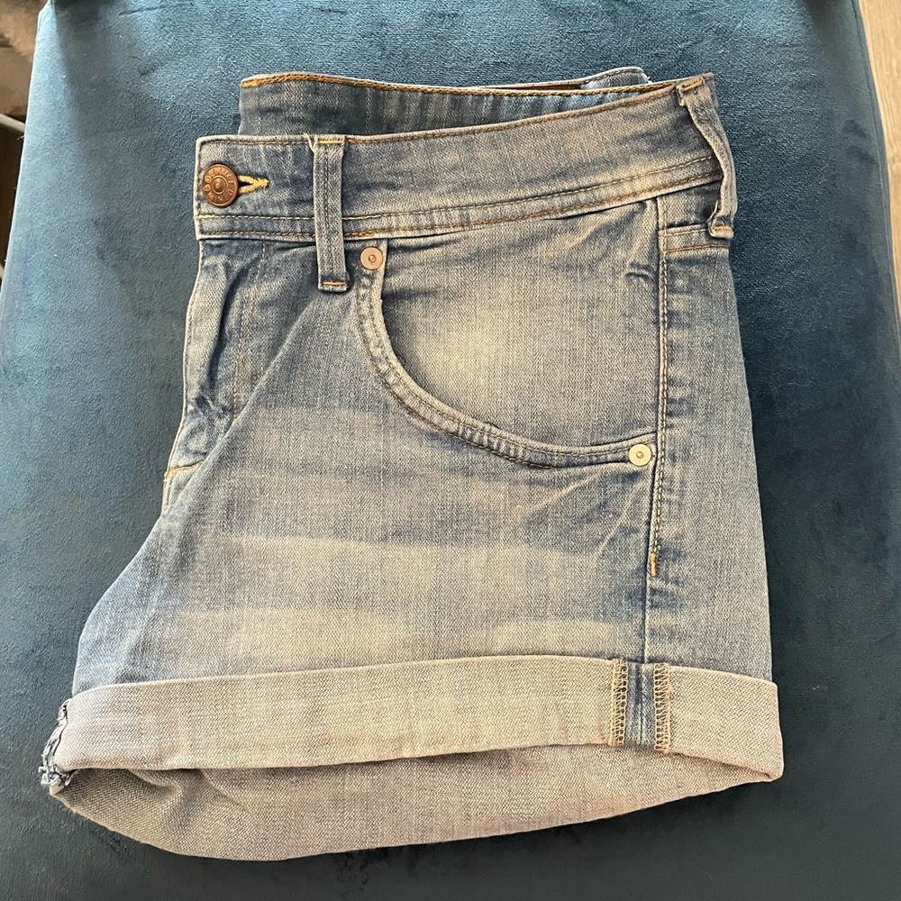 Light Blue Denim Shorts